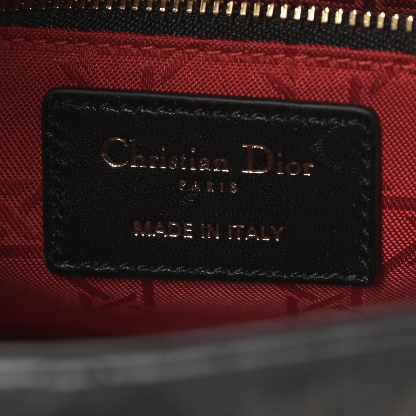 Lambskin Cannage Small My ABCDior Lady Dior Black