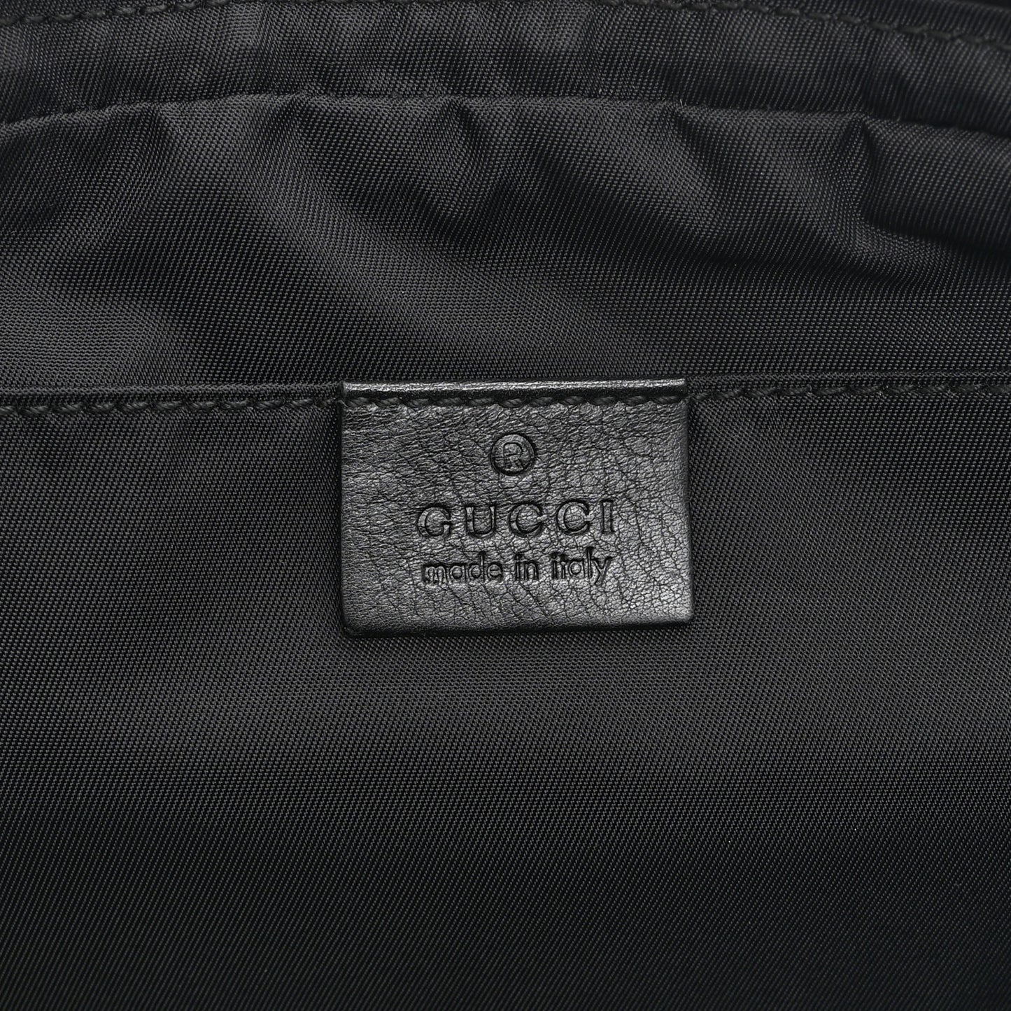 Guccissima Nylon Belt Bag  Black
