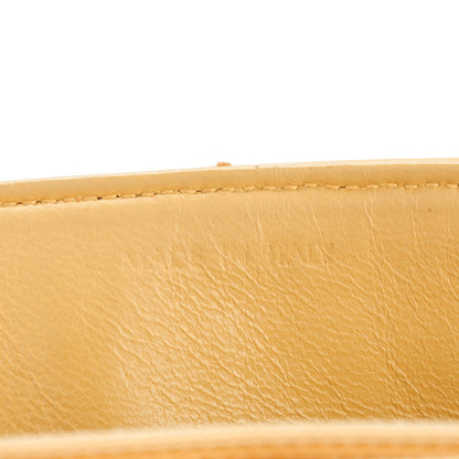 Chanel Lambskin Square Double Stitch Flap Beige 9 of 10
