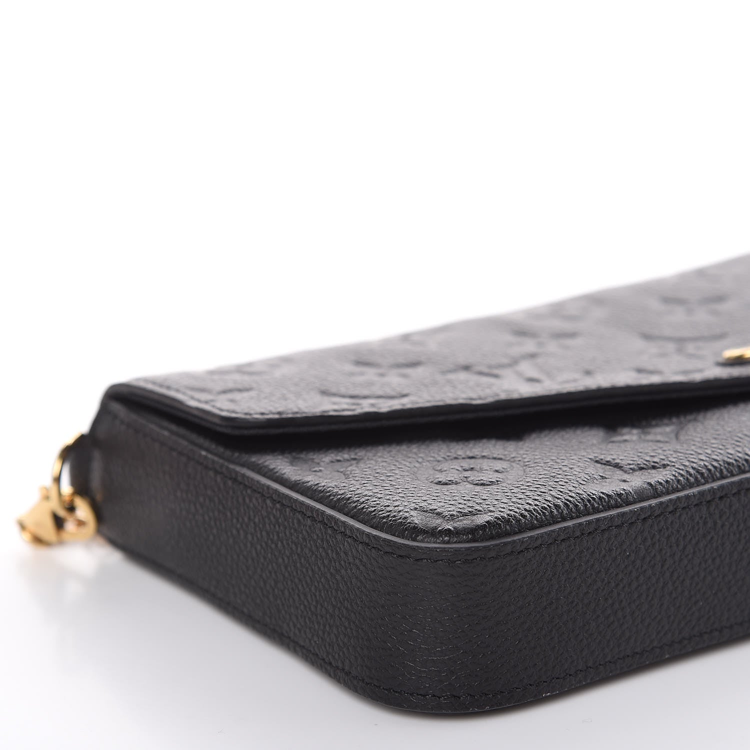 Louis Vuitton Empreinte Pochette Felicie Chain Wallet Black 9 of 12