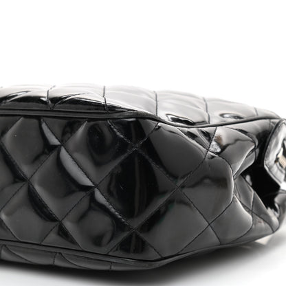 Chanel Patent Quilted Shoulder Bag Black 12 of 16