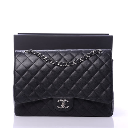 Chanel Caviar Quilted Maxi Double Flap Black 22 of 22