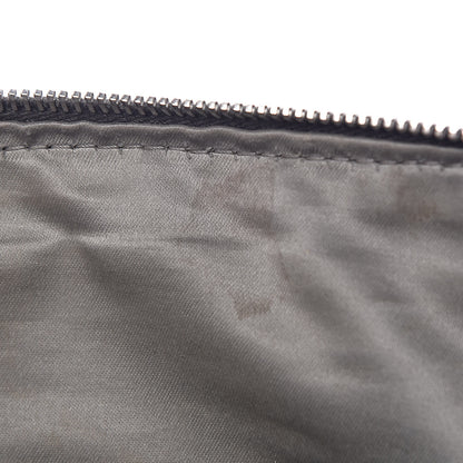 Chanel Distressed Lambskin Large Lady Braid Satchel Dark Grey 9 of 17