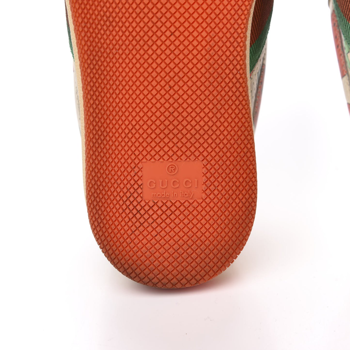 Nubuck Web Strawberry Print Womens Screener Sneakers 35.5 Dusty Milk White Vintage Green