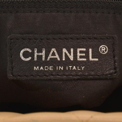 Chanel Calfskin Quilted Medium Cambon Tote Beige Black 7 of 10