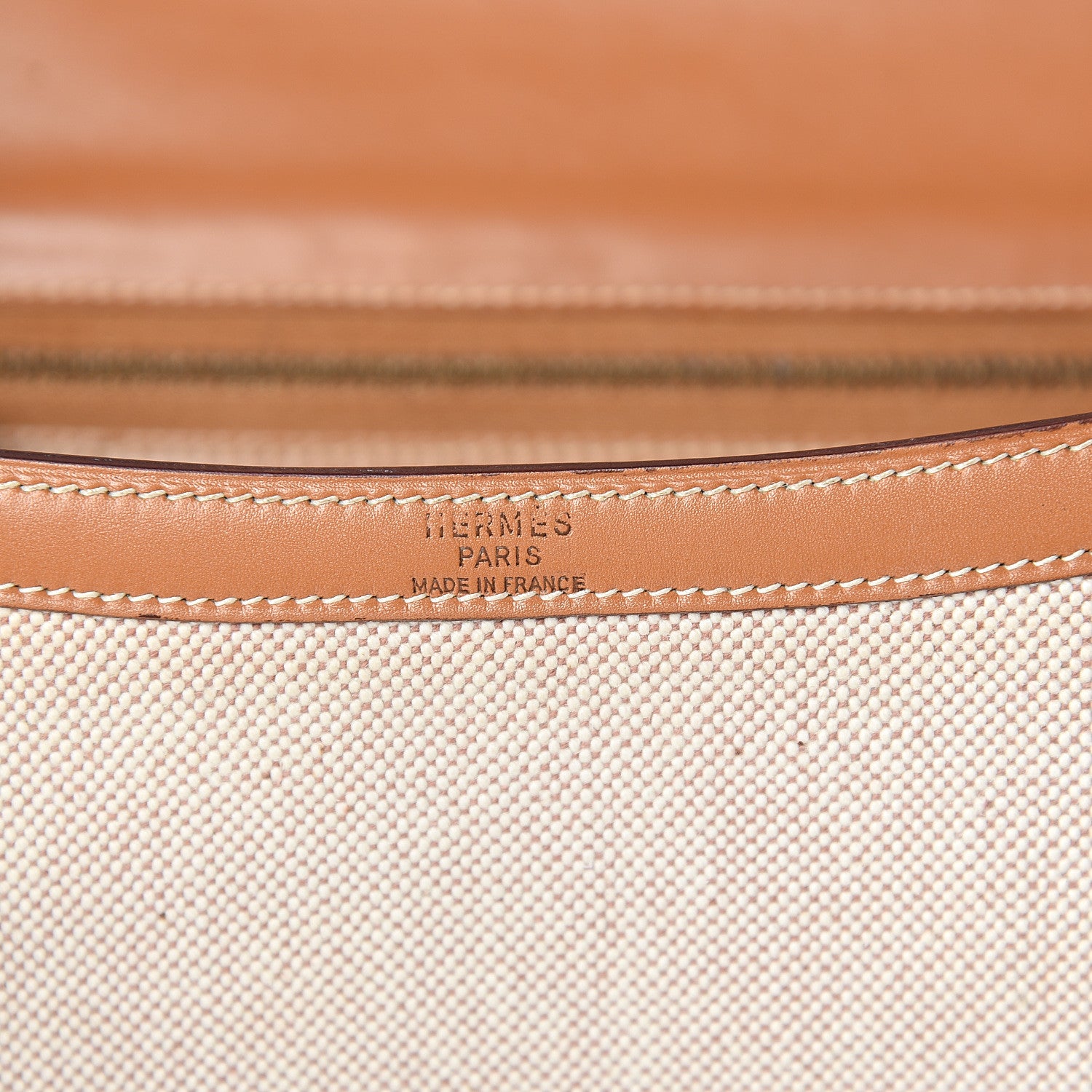 Hermes Barenia Toile Shoulder Bag 5 of 12