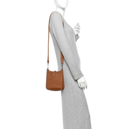 Hermes Taurillon Clemence Evelyne TPM Gold 2 of 11