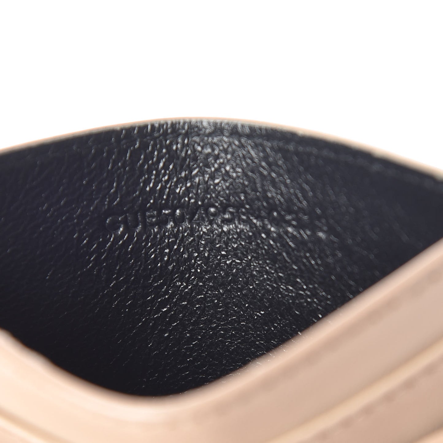 Calfskin Y Quilted Monogram LouLou Credit Card Case Nude Powder