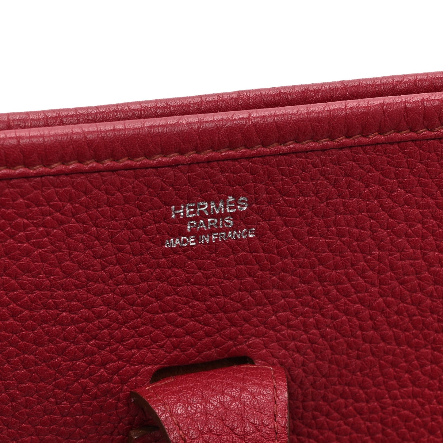 Taurillon Clemence EVELYNE III PM Rouge Grenat