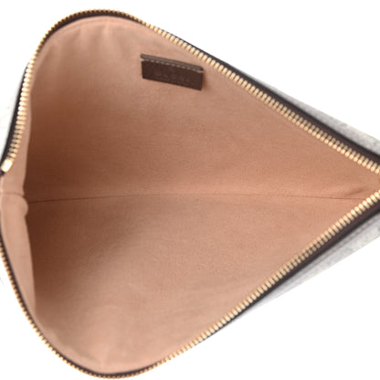 Gucci GG Supreme Monogram Large Ophidia Pouch Clutch Brown 5 of 10