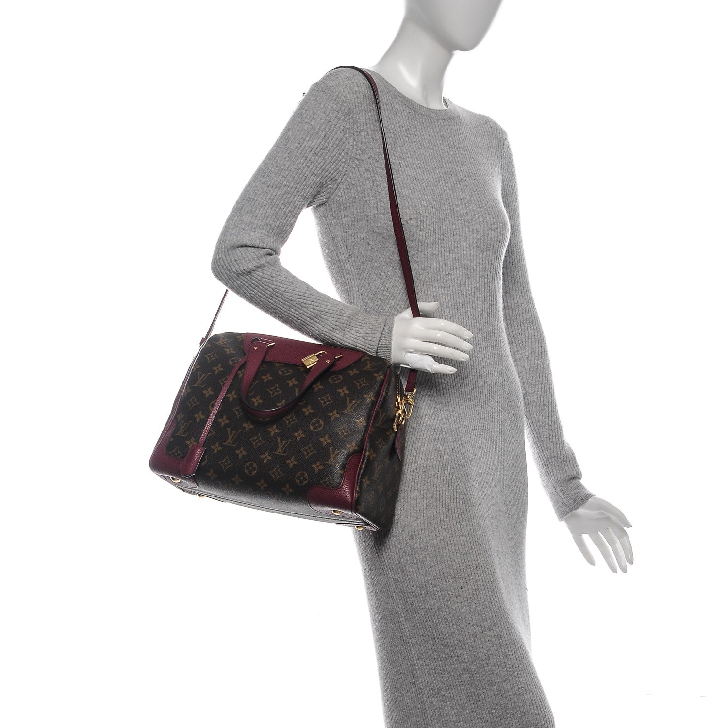 Louis Vuitton Monogram Retiro NM Raisin 2 of 6