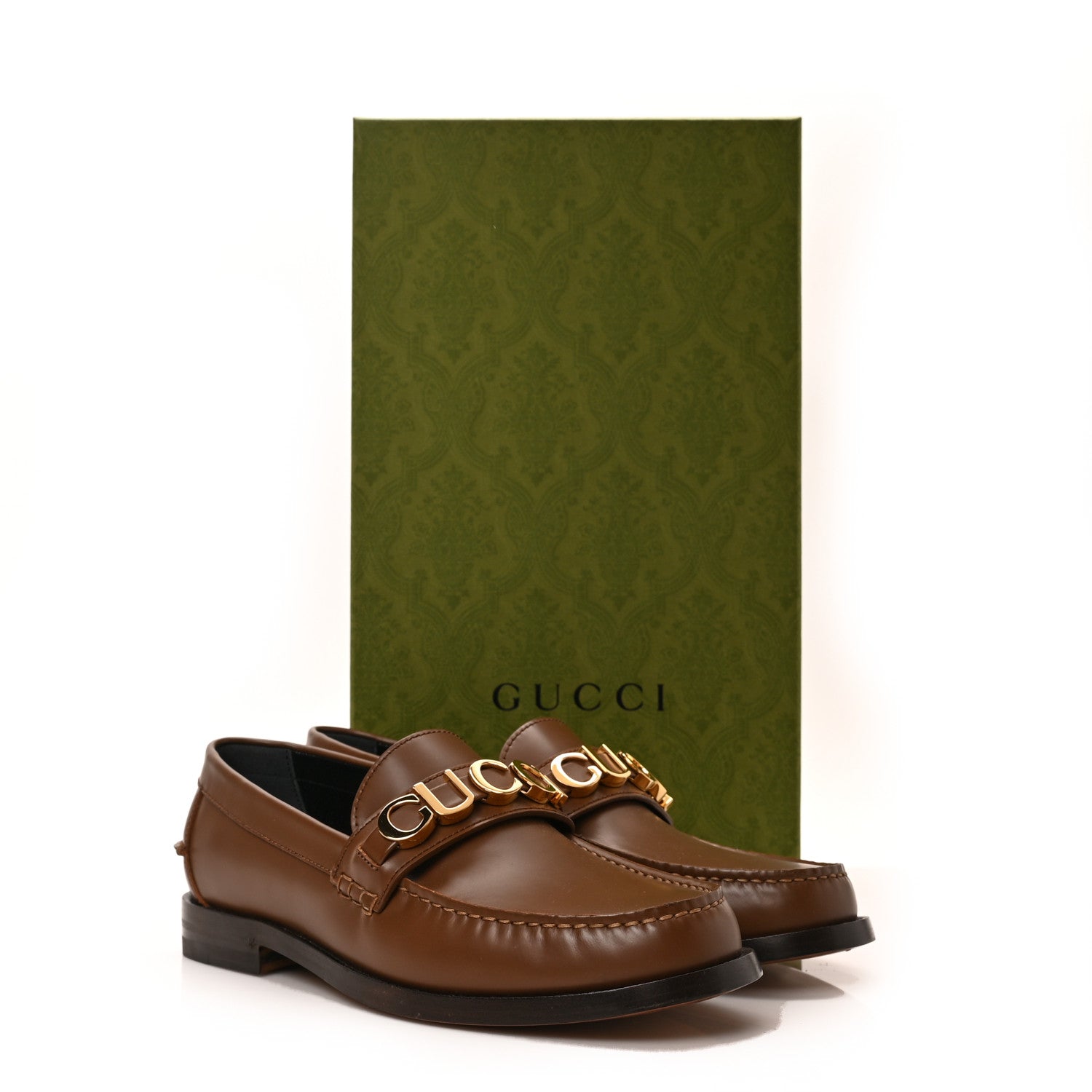 Gucci Millennial Ribot Mens Cara Loafers 8 Brown Sugar 8 of 8