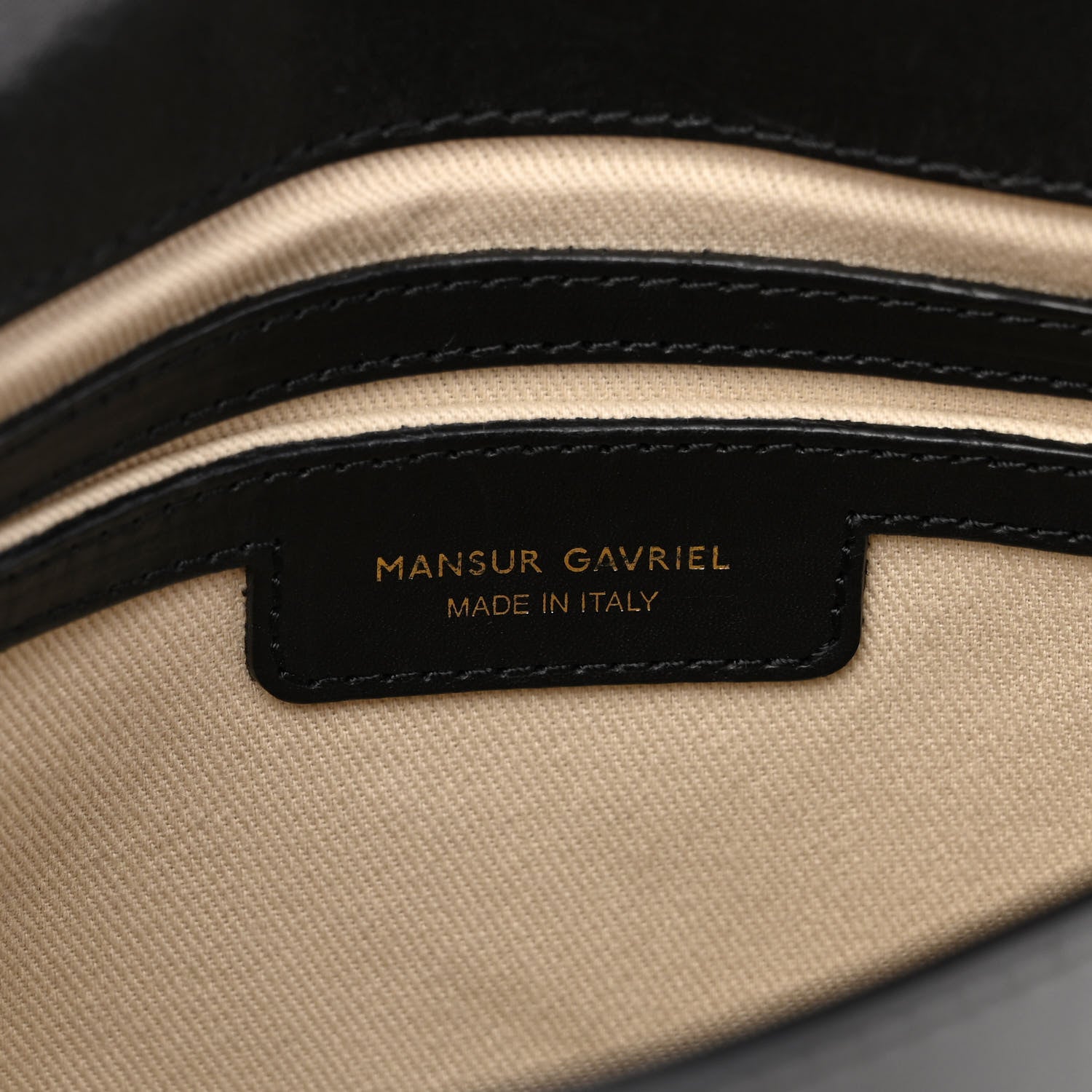 Mansur Gavriel Calfskin Flap Crossbody Bag Black 5 of 13