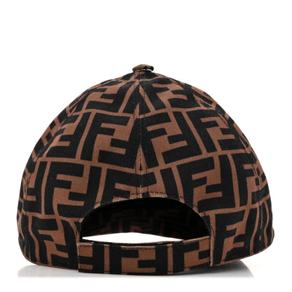 Fendi Canvas FF Reloaded Baseball Hat Tobacco Red 5 of 8