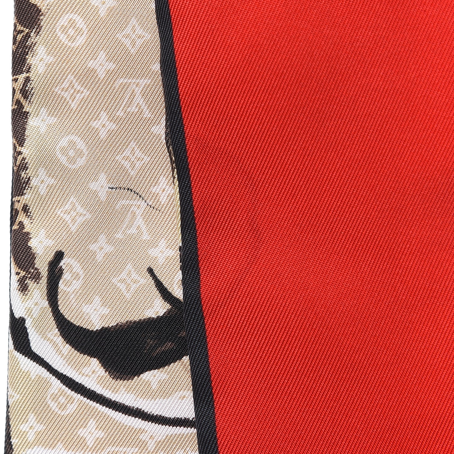 Silk Monogram Trunks Bandeau Brown