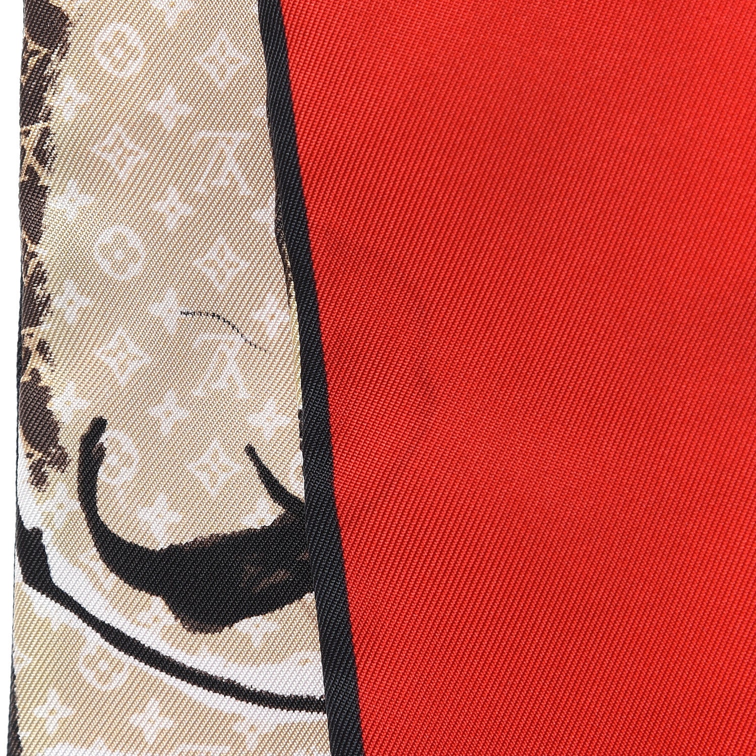 Louis Vuitton Silk Monogram Trunks Bandeau Brown 7 of 7