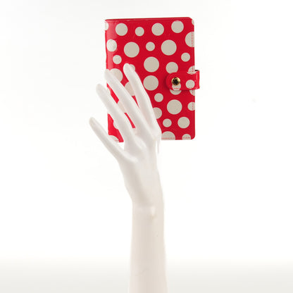 Louis Vuitton Vernis Kusama Infinity Dots Small Ring Cover Agenda Red 2 of 7