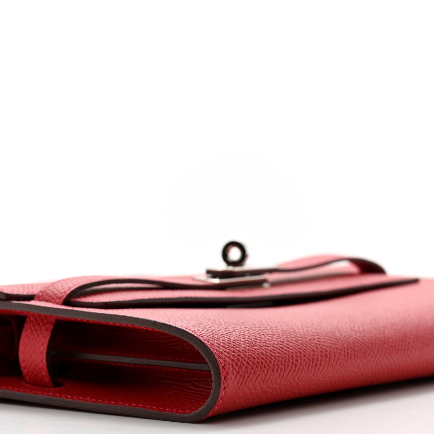 Epsom Kelly Wallet To Go Rouge Casaque