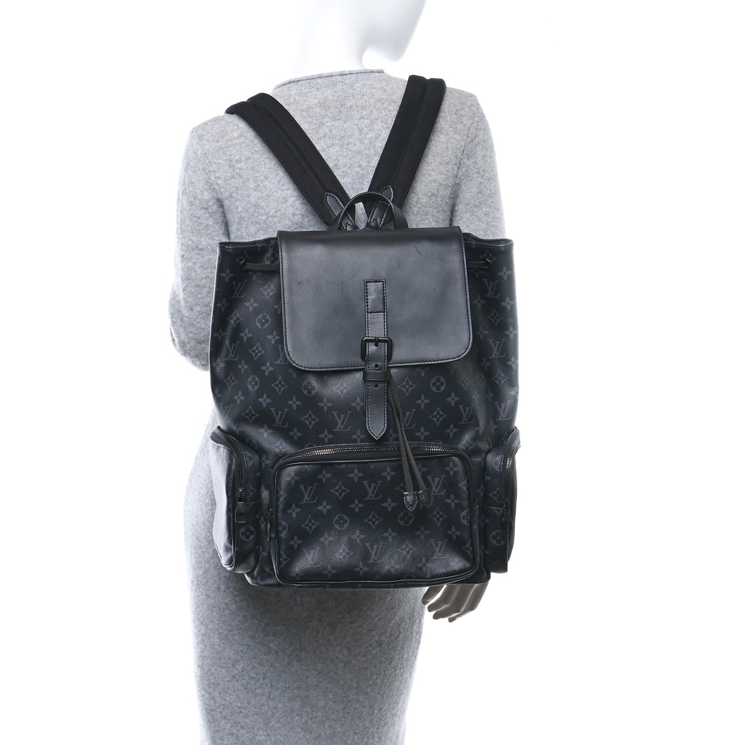 Louis Vuitton Monogram Eclipse Trio Backpack 2 of 10