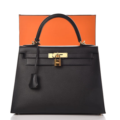 Hermes Epsom Kelly Sellier 28 Black 37 of 37