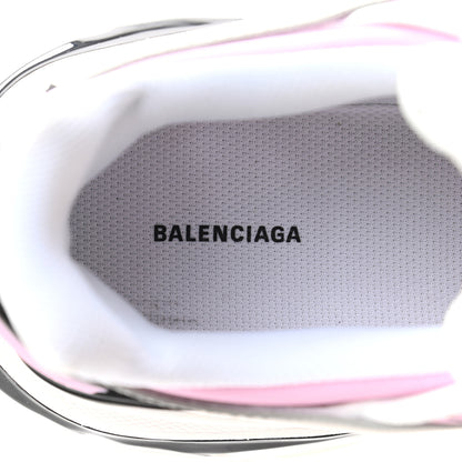 Balenciaga Rubber Mesh Tri-Color Womens Track.2 Open Sneakers 41 Pink Grey White 6 of 9