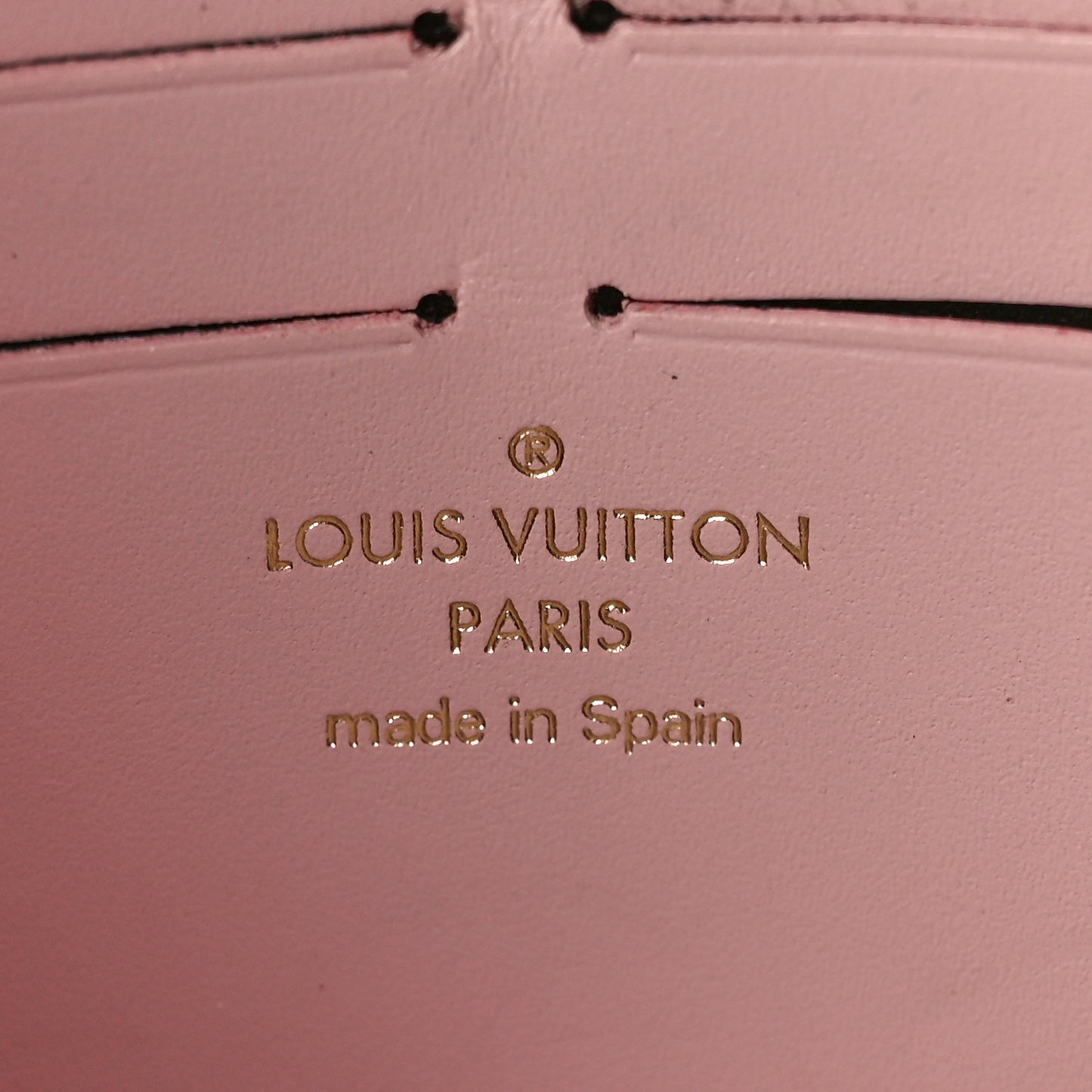 Monogram Flore Wallet Rose Ballerine