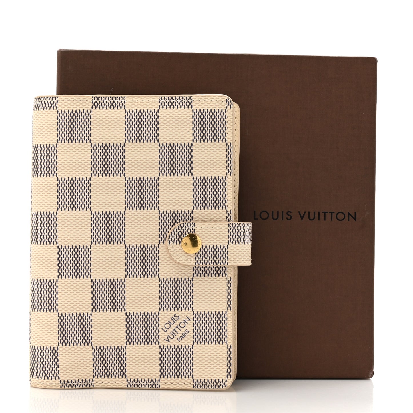 Damier Azur Small Ring Agenda Cover