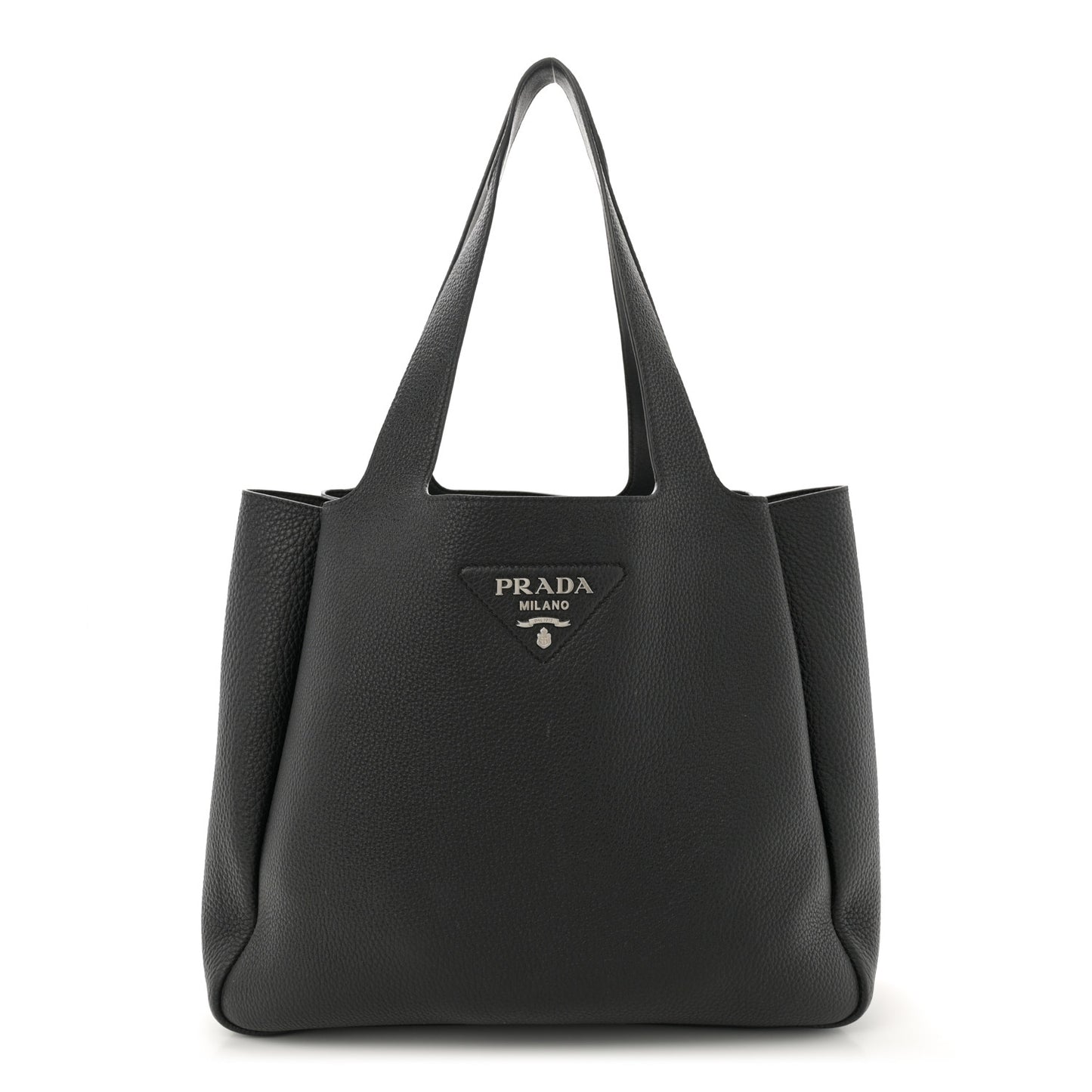 Vitello Daino Soft Large Dynamique Tote Black