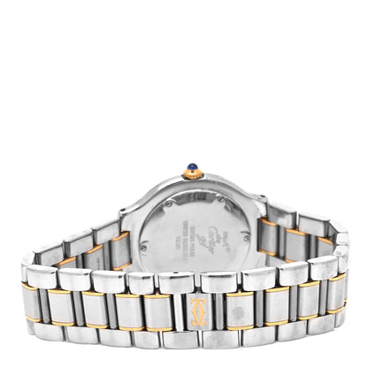 Cartier Stainless Steel 18K Yellow Gold 31mm Must De 21 Quartz Watch 3 of 4