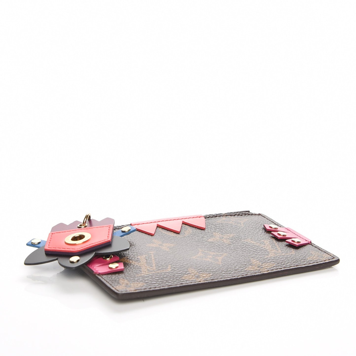 Monogram Totem Key Pouch Flamingo