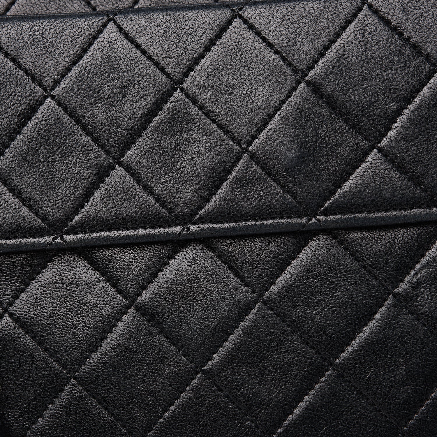 Chanel Lambskin Quilted Medium Single Flap Black 14 of 15
