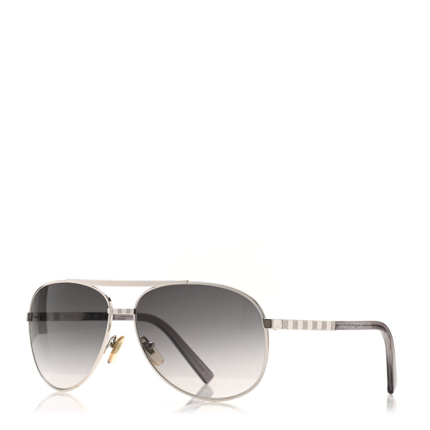 Louis Vuitton Metal Attitude Pilote Sunglasses Z0340U Azur 1 of 8