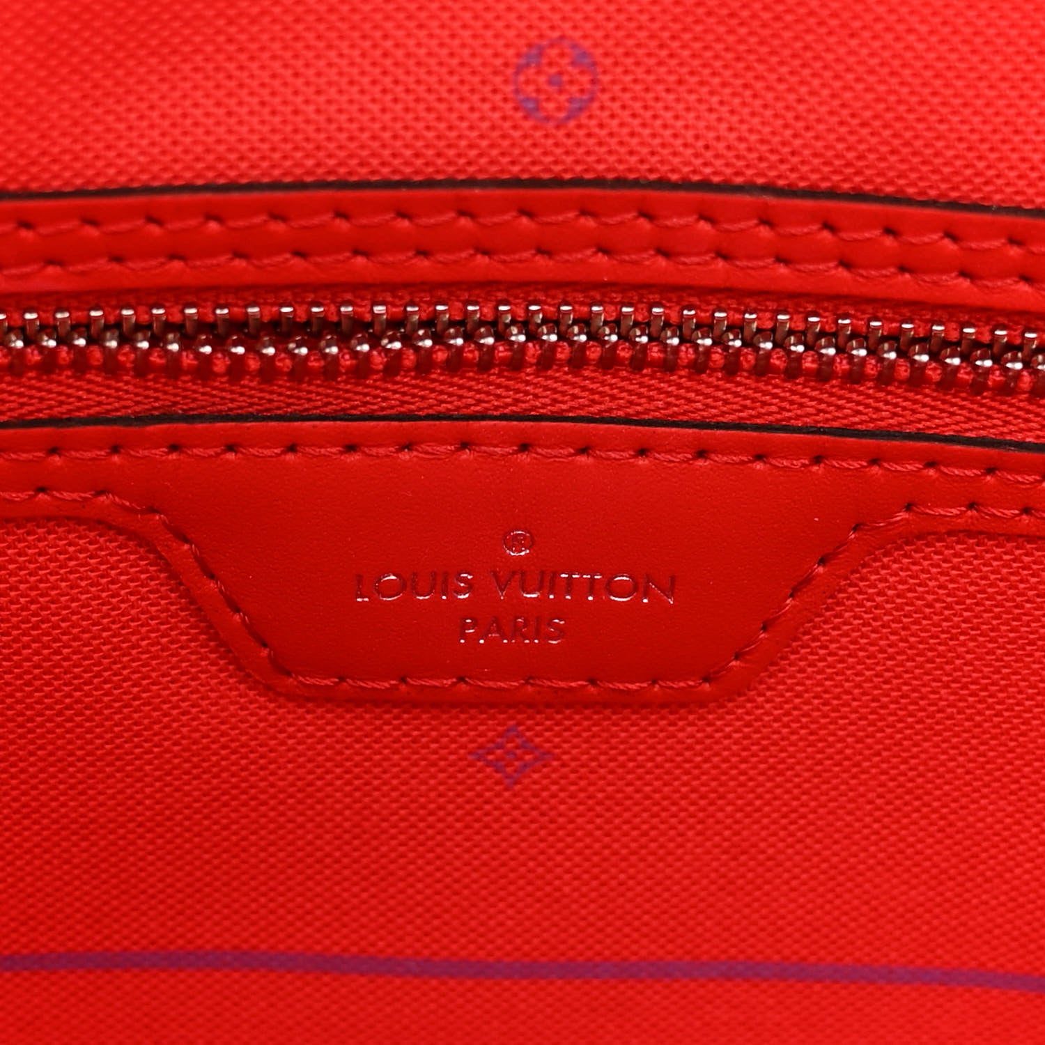 Louis Vuitton Monogram Escale Neverfull MM Rouge 6 of 10