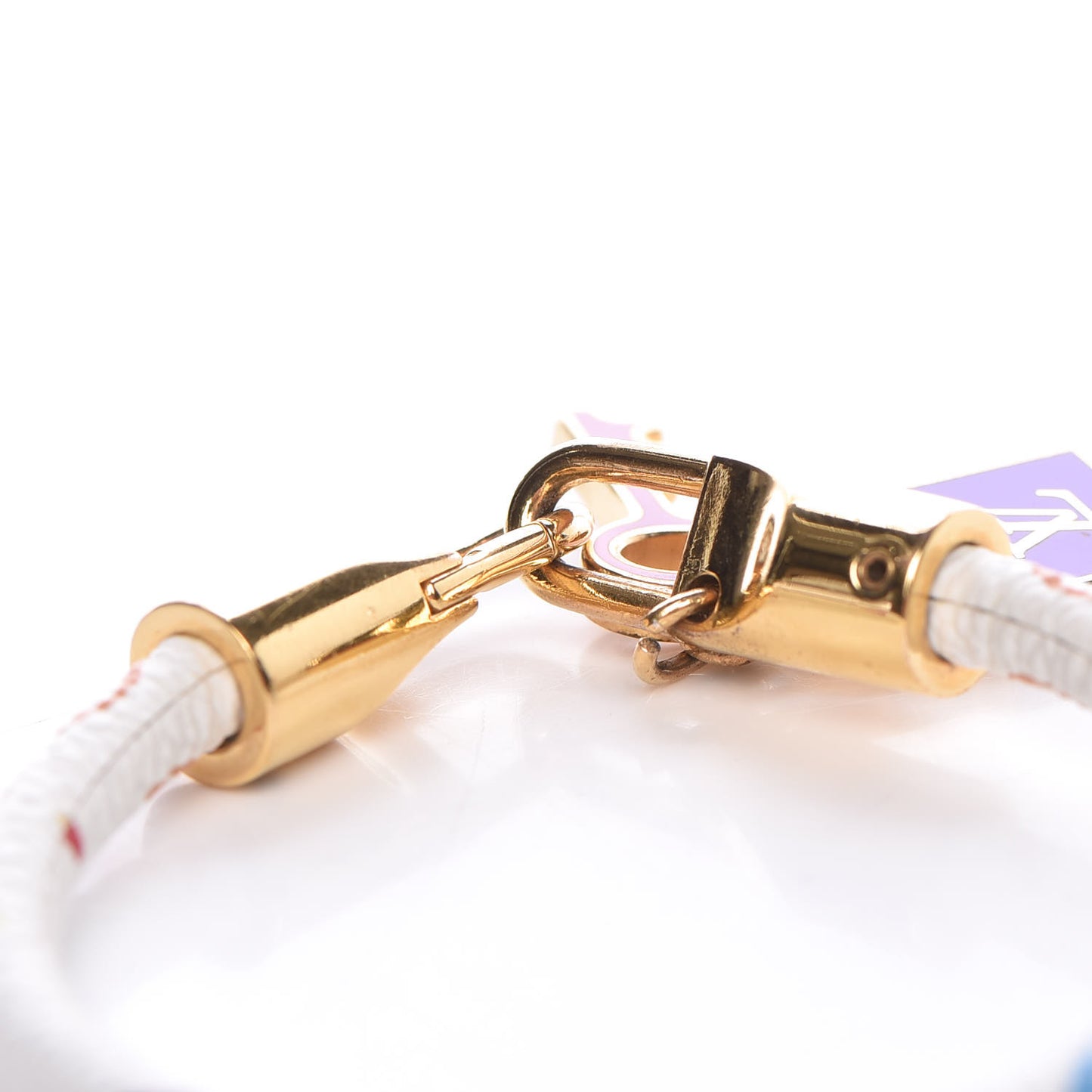 Monogram Multicolor Luck It Bracelet 19 White