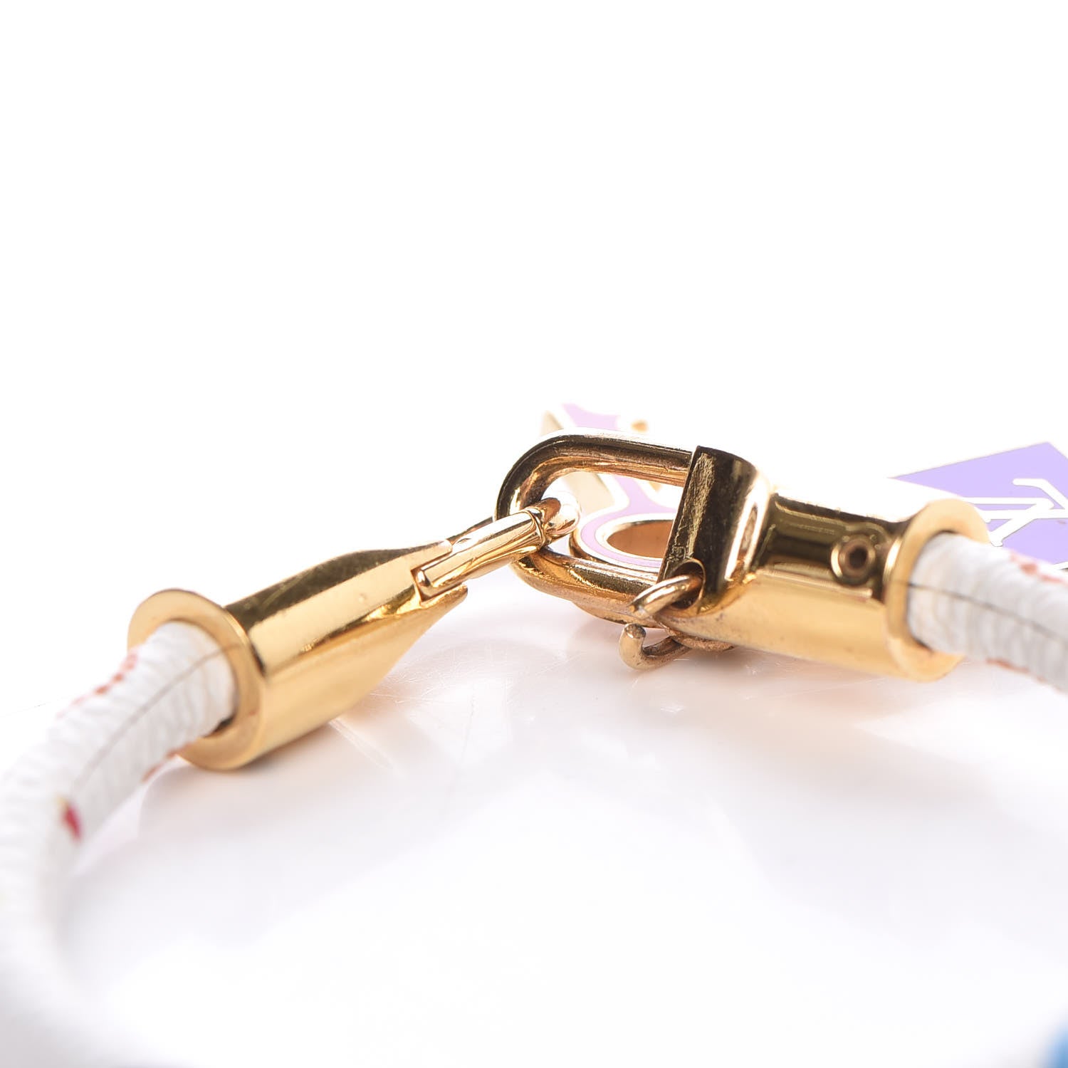 Louis Vuitton Monogram Multicolor Luck It Bracelet 19 White 4 of 7