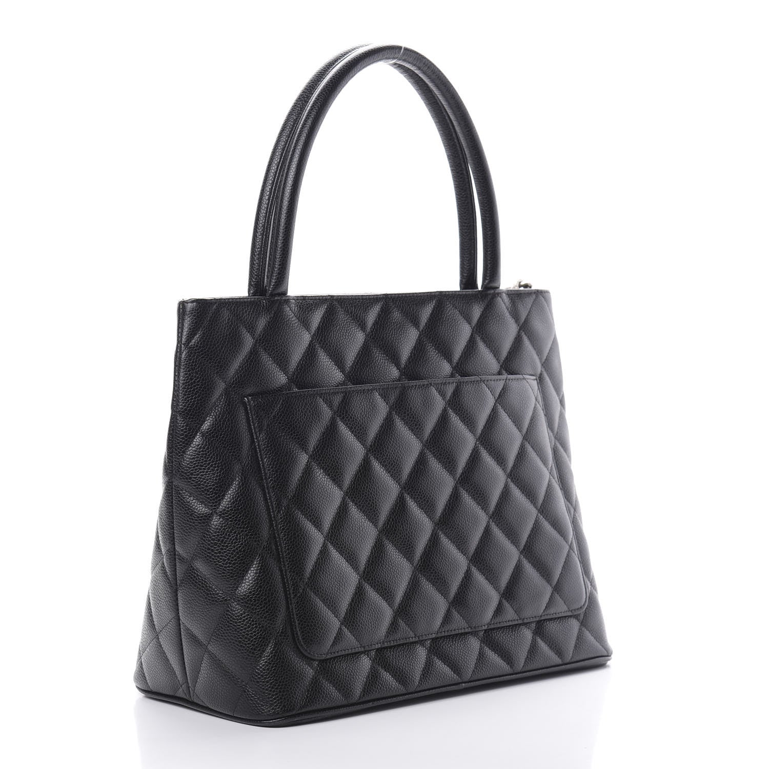 Chanel Caviar Quilted Medallion Tote Black 3 of 12