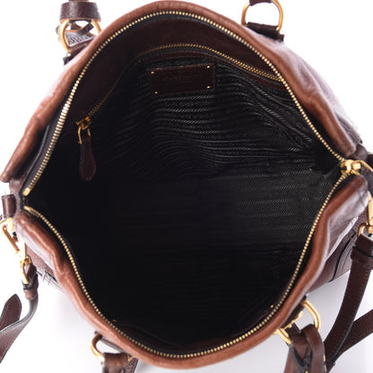 Prada Cervo Antik Shoulder Bag Cacao 9 of 9
