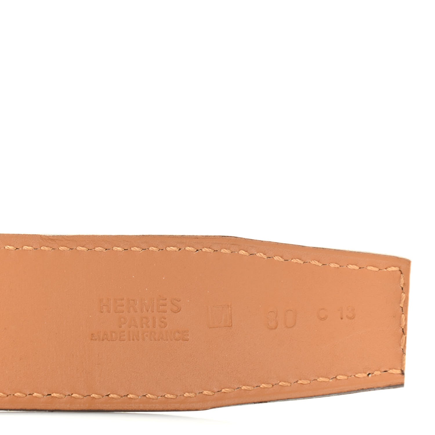 Hermes Ostrich 32mm Quizz H Belt 80 Violine 3 of 5