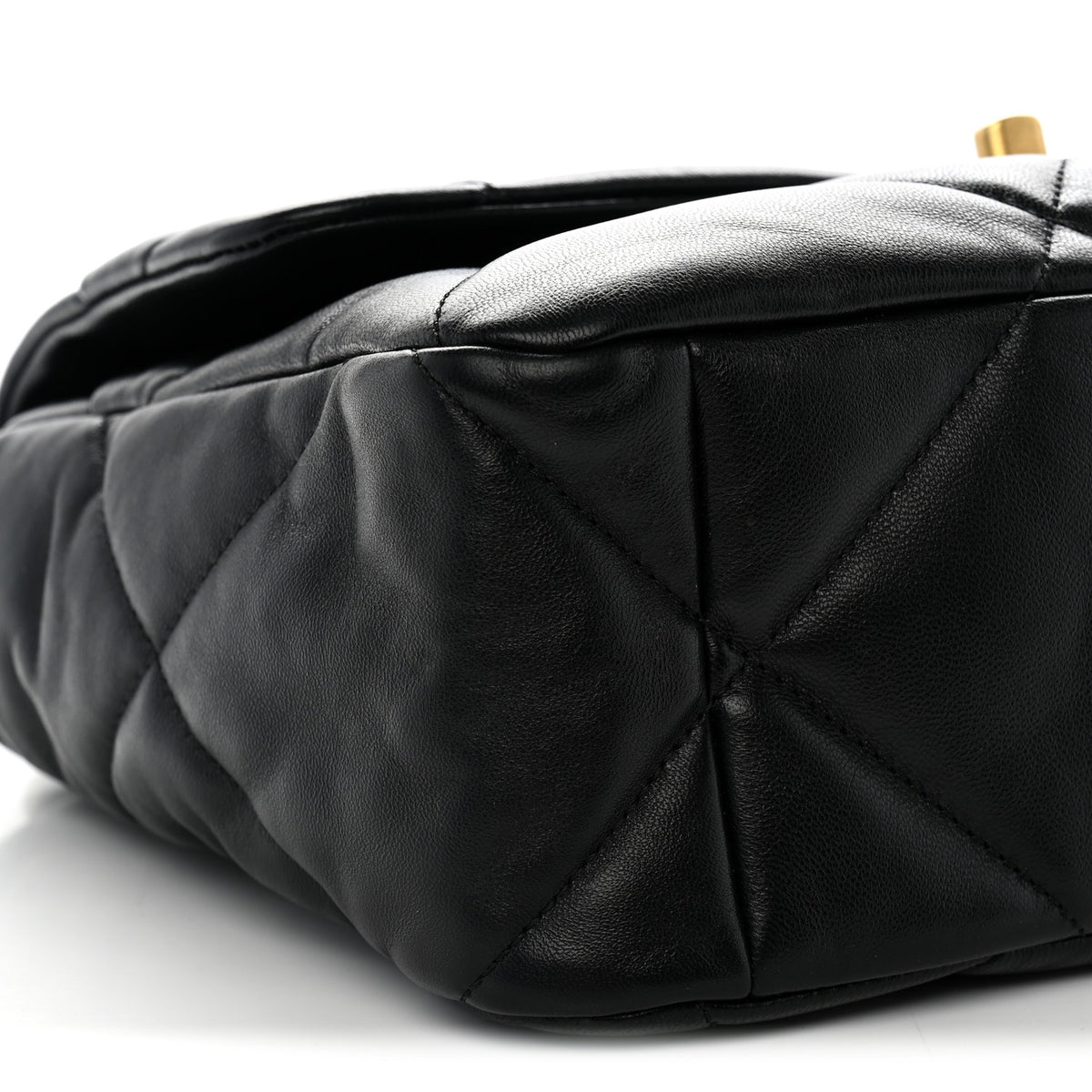Chanel Lambskin Quilted Large Chanel 19 Flap Black 8 of 10