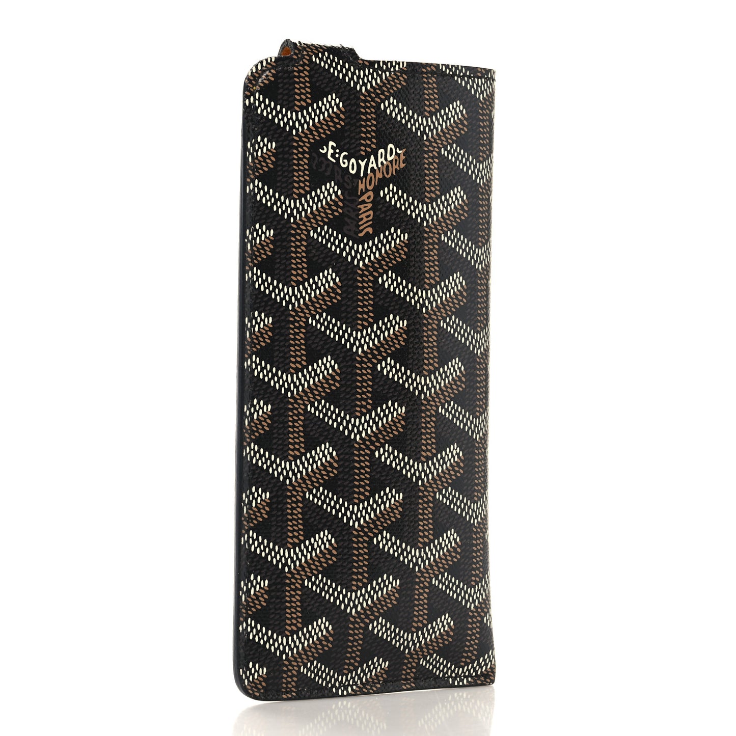 Goyardine Montmartre Glasses Case Black