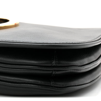 Gucci Roxy Calfskin Web Medium Blondie Top Handle Shoulder Flap Bag Black 10 of 10