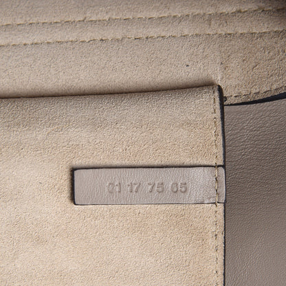Chloe Suede Calfskin Mini Faye Shoulder Bag Motty Grey 7 of 9