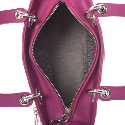 Christian Dior Lambskin Cannage Medium Lady Dior Pink 5 of 17