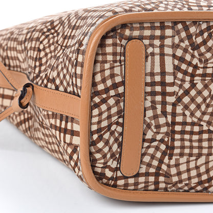 MCM Visetos Medium Liz Reversible Shopper Tote Cognac 15 of 17
