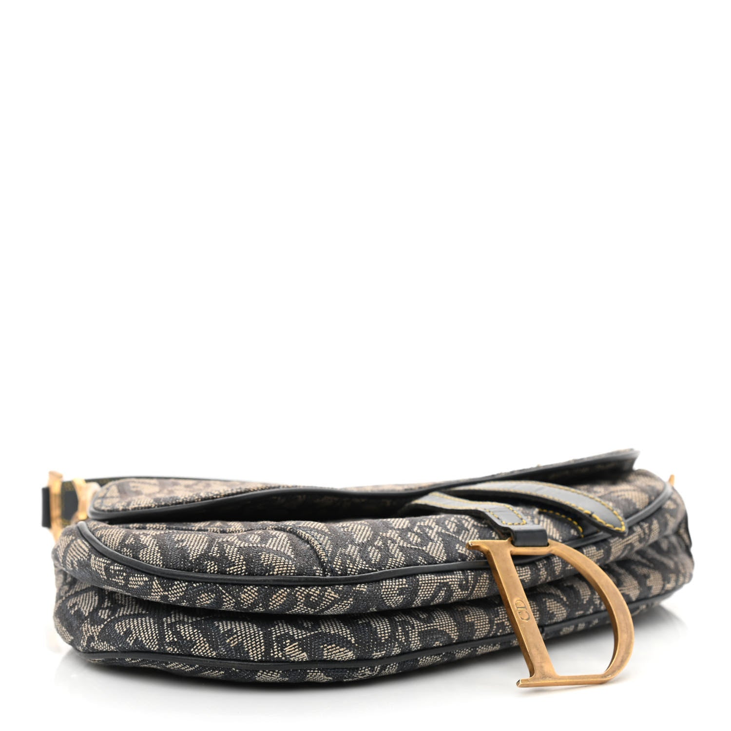 Christian Dior Monogram Saddle Bag Blue 4 of 16