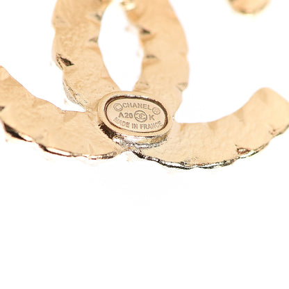 Chanel Crystal CC Earrings Gold Multicolor 4 of 4