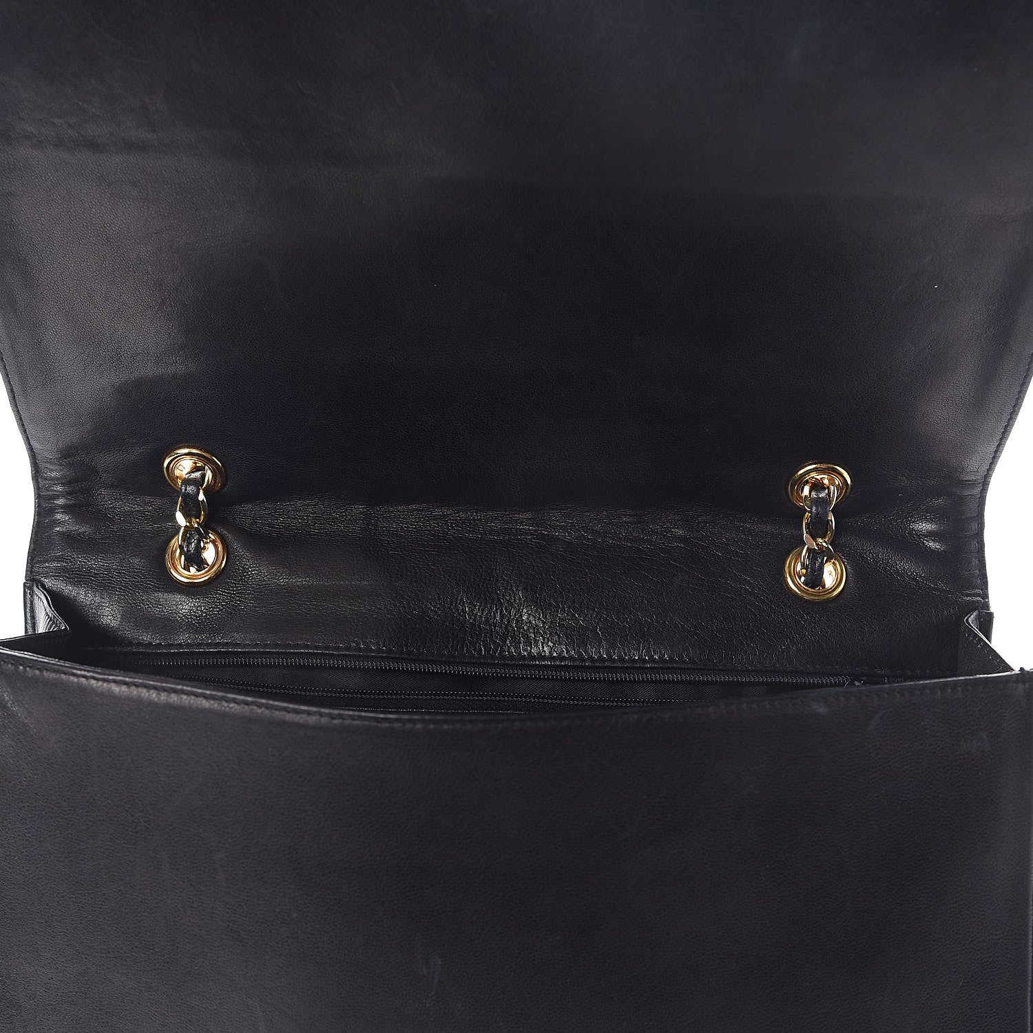 Chanel Lambskin Quilted Timeless CC Small Single Flap Black 12 of 13