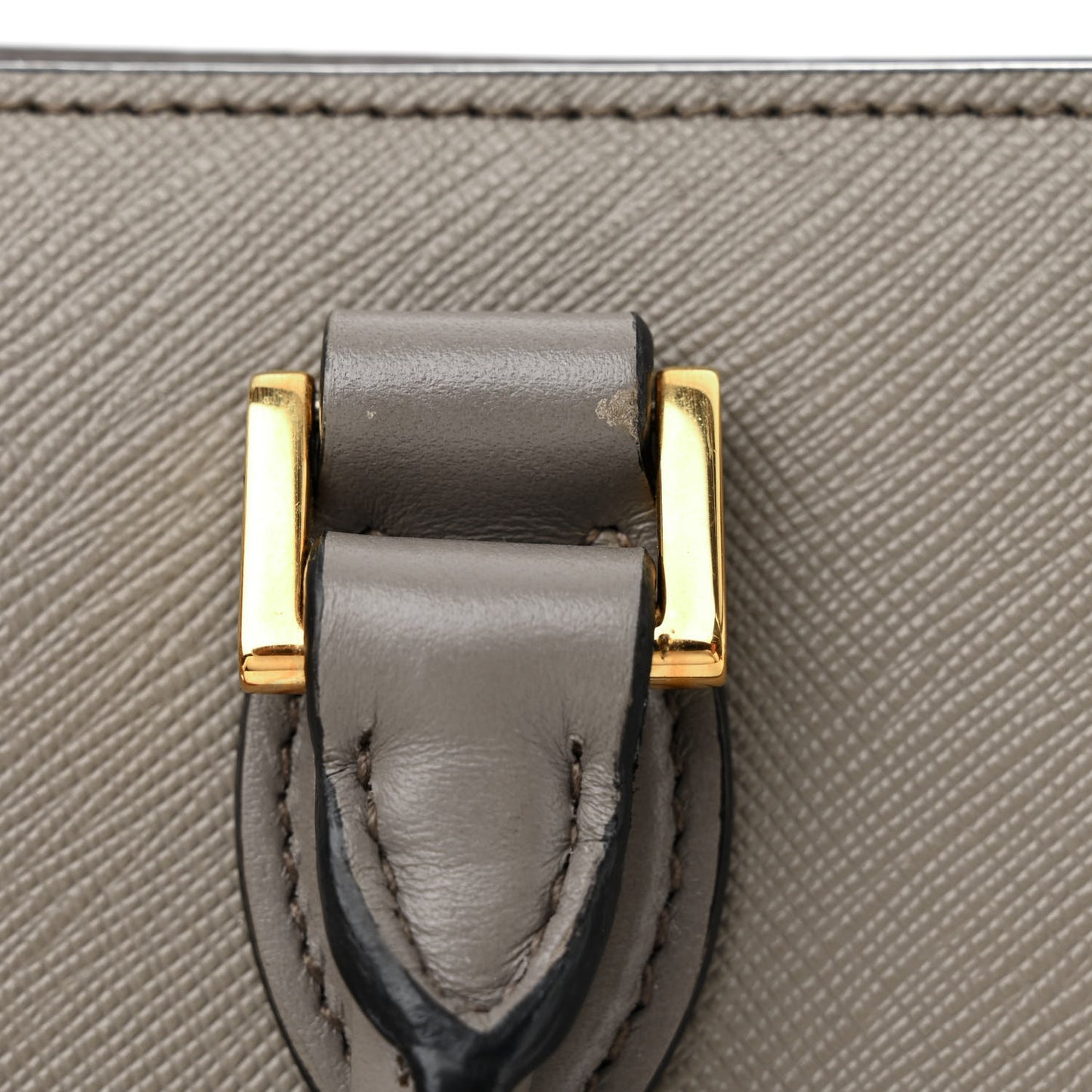 Saffiano Soft Calfskin Zippered Tote Marmo