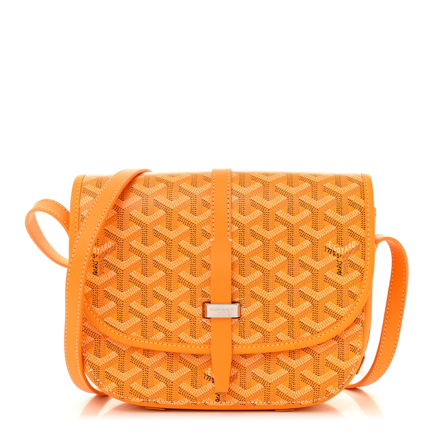 Goyardine Belvedere II PM Messenger Bag Yellow