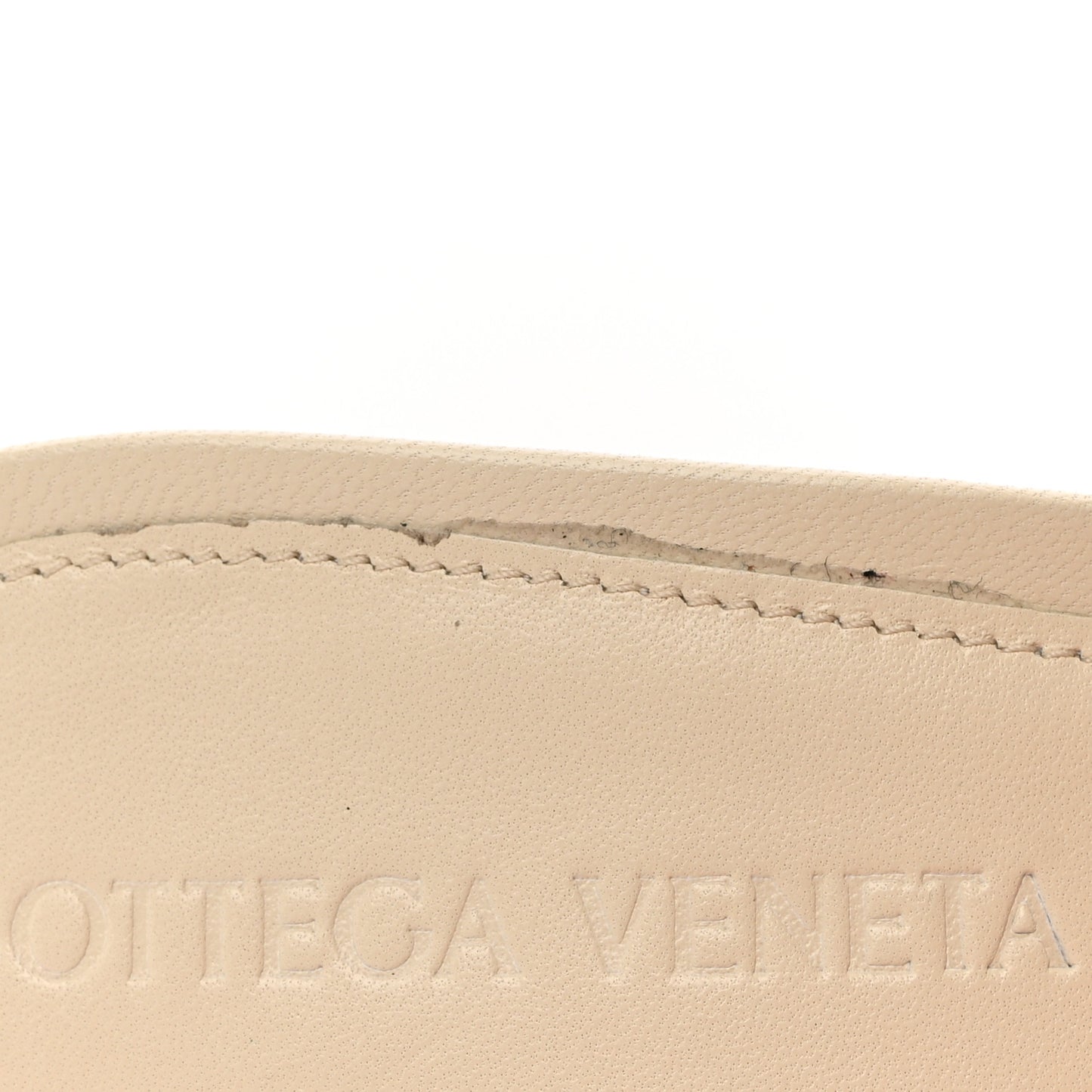 Nappa Quilted Rubber Lido Mule Sandals 37.5 Sea Salt